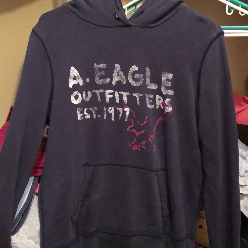 Navy AEO hoodie
